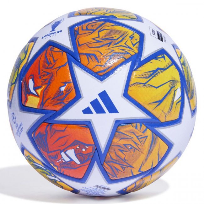 adidas UEFA Champions League Pro London Fußball, weiß/blau/orange