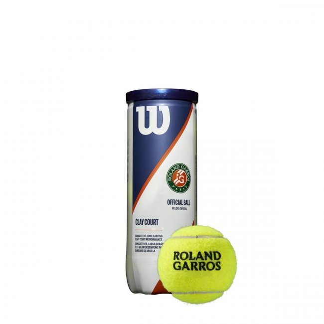 Wilson Roland Garros Official Tennisbälle, 3er Dose, gelb