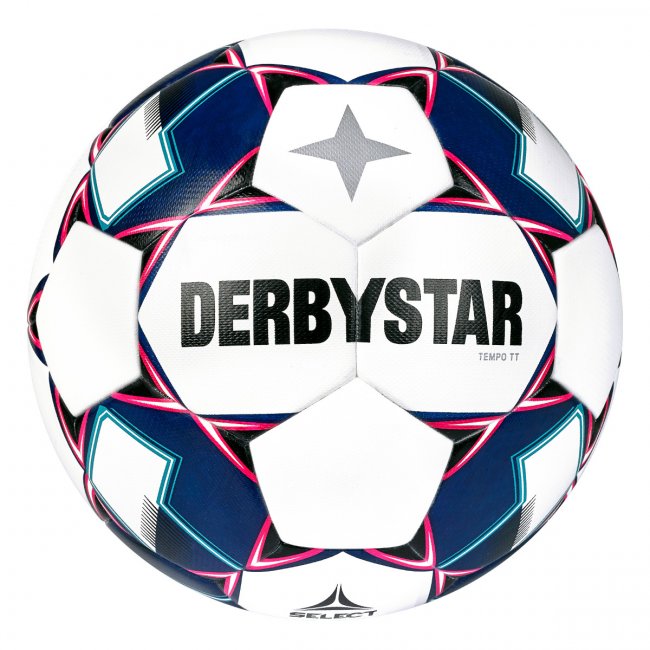 Derbystar Tempo TT v22 Fußball, weiß/blau