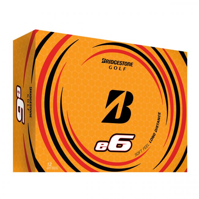 Bridgestone 2021 e6 Golfbälle, 12er Box, weiß