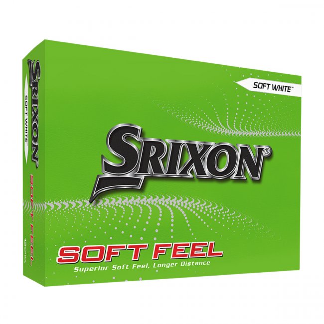 Srixon Soft Feel Golfbälle, 12er Box, weiß