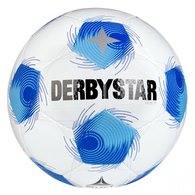 Derbystar Apus TT DB v25 Fußball, weiß/blau