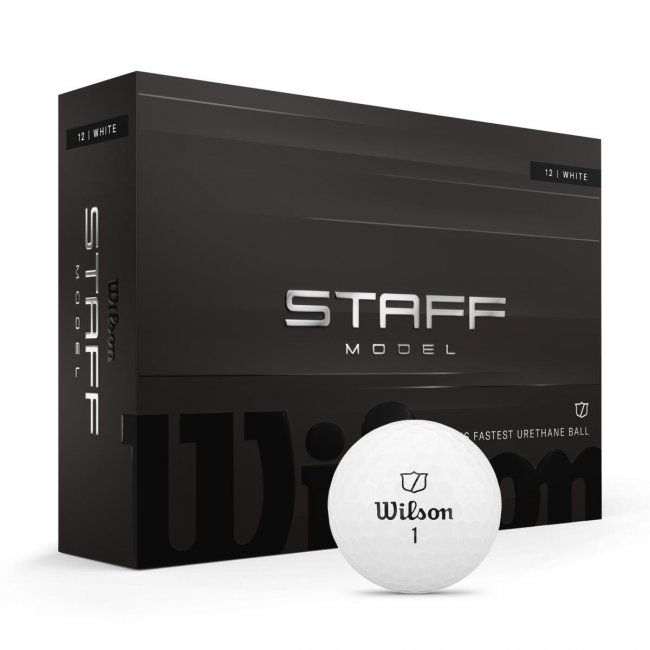 Wilson Staff Model Golfbälle, 12er Box, weiß